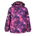 Zigzag Winter Ski Jacket Funzone Printed Ski Jacket W-PRO 10000 (waterproof, windproof) pink/multicoloured girls