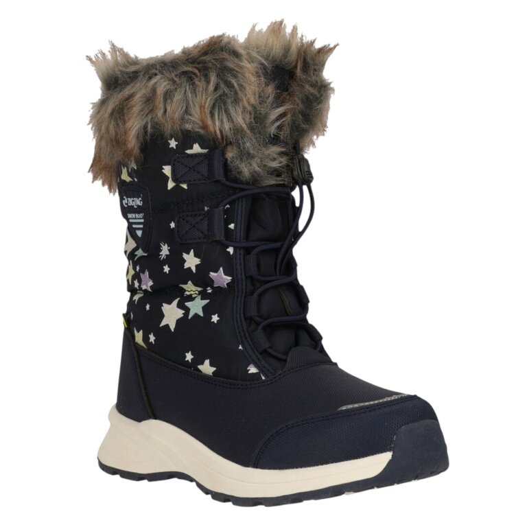 Zigzag Winter Boots Wesend Boot WP (waterproof, warm, lined) navy blue girls
