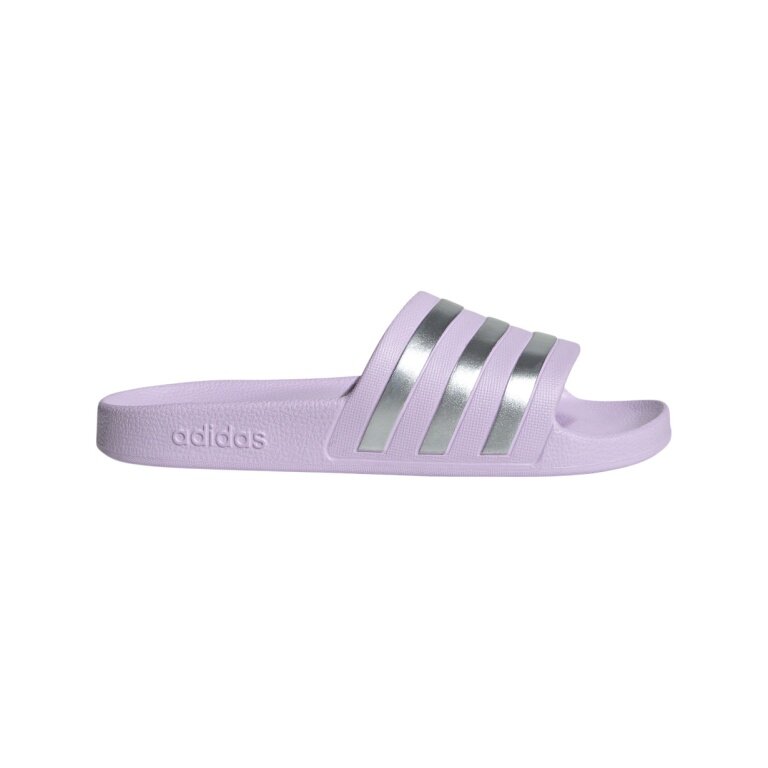 adidas swimming shoes Adilette Aqua 3-Stripes #24 (Cloudfoam footbed, contoured EVA strap) violet - 1 pair