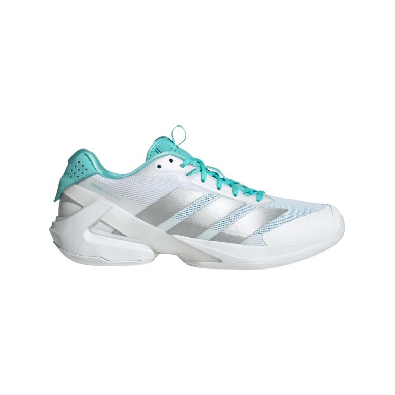 adidas tennis shoes Adizero Ubersonic 5 Allcourt/Lightness 2025 white/silver/teal green ladies