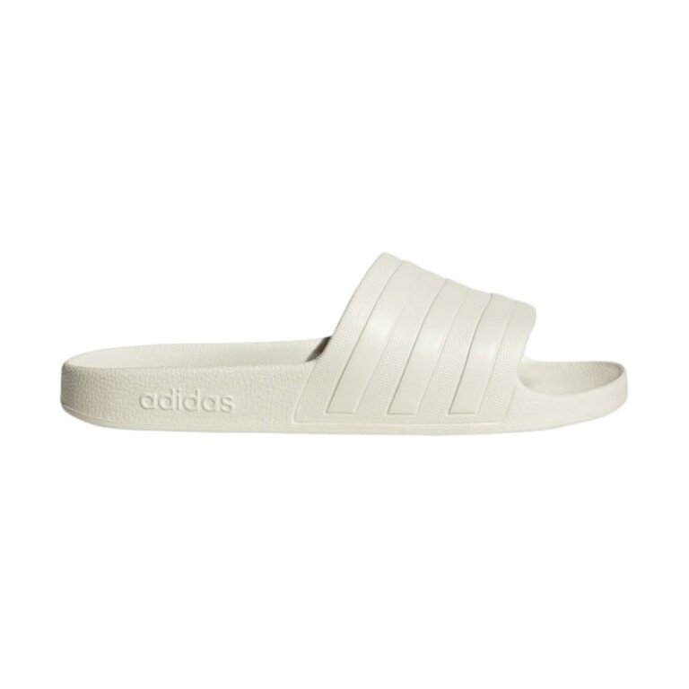 adidas swimming shoes Adilette Aqua 3-stripes (Cloudfoam footbed, contoured EVA strap) off-white - 1 pair