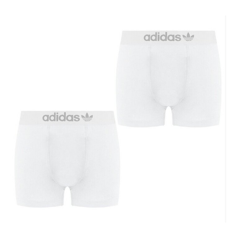adidas Originals Comfort Flex White Boxer Shorts for Men 2-Pack