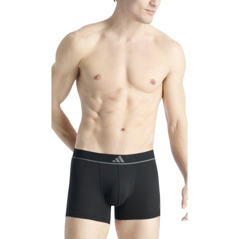 adidas underwear boxershorts trunk Climacool Active Micro Flex Eco black men's - 3 pieces