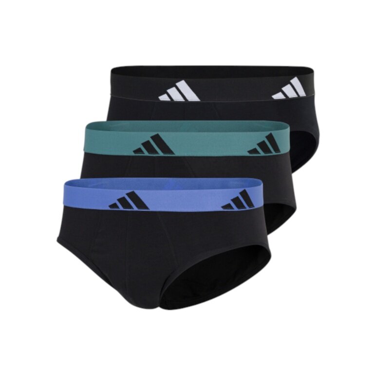 adidas Underwear Slip Brief Active Flex Cotton - multicoloured - 3 pieces