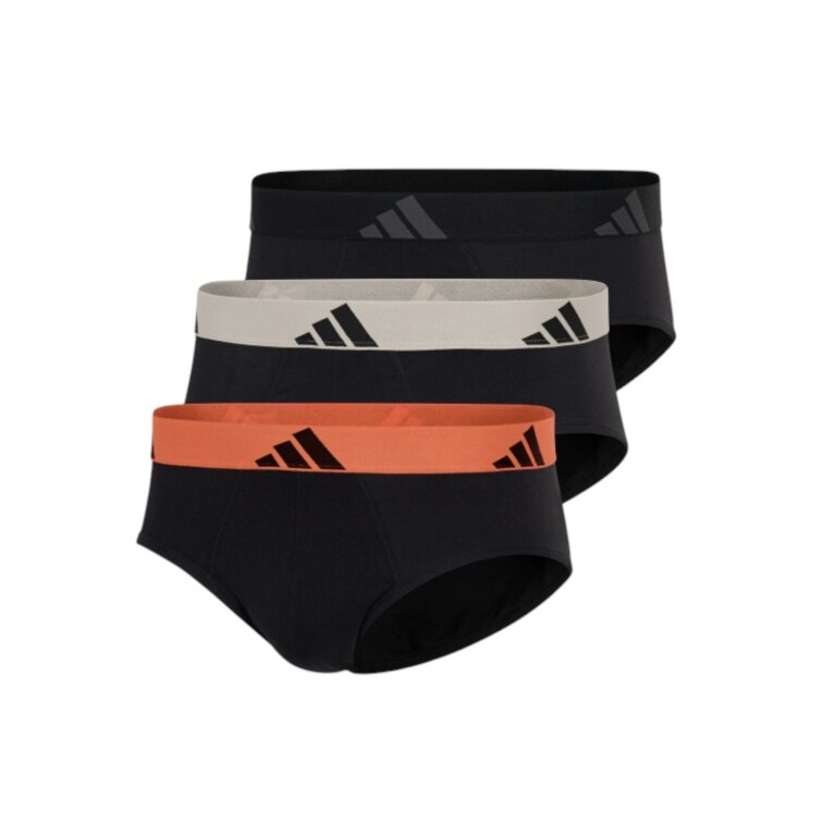 adidas Underwear Slip Brief Active Flex Cotton - multicoloured - 3 pieces