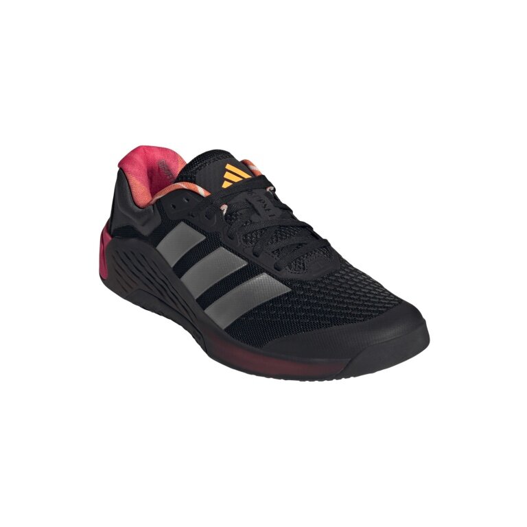 adidas Fitness Shoes Dropset 4 Power Trainer black/silver/pink men's