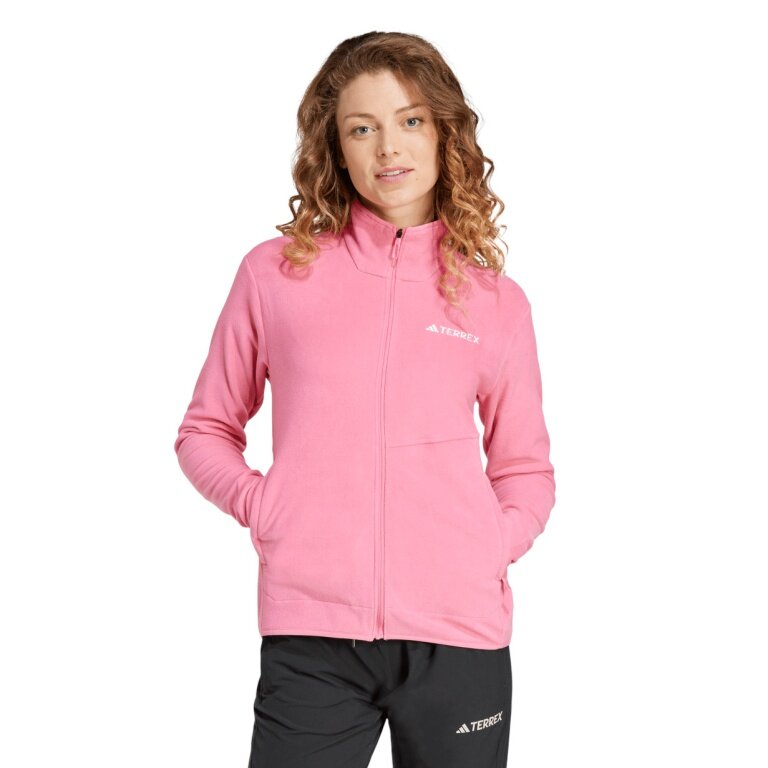 adidas Terrex Multi Full Zip Fleece Jacket pink ladies