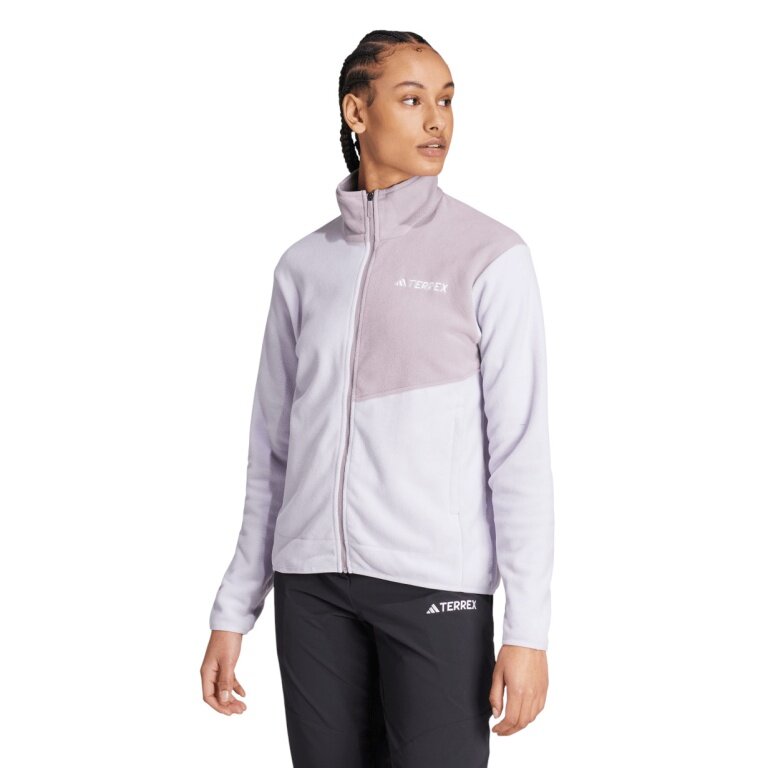 adidas Terrex Multi Full Zip Fleece Jacket purple/violet ladies