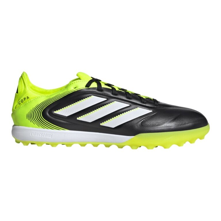 adidas Football Boots Copa Pure III Pro TF (for artificial grass, hard and clay courts) black/lime men's