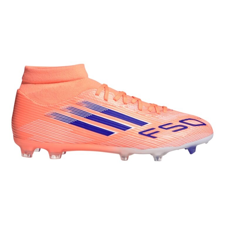 adidas Football Boots F50 League MID FG/MG (Artificial Turf, for Firm Ground) orange Men's