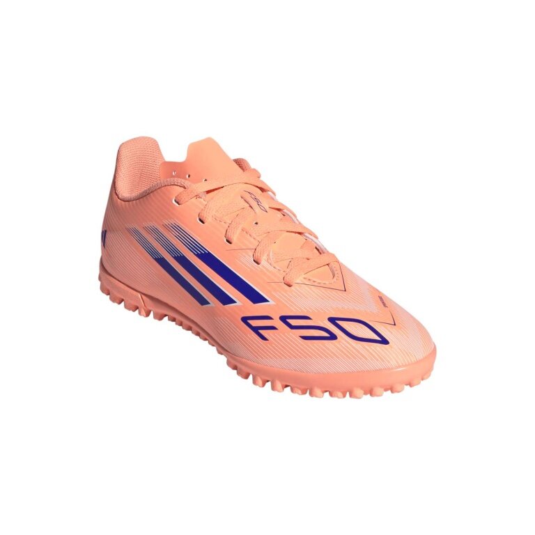 adidas Football Boots F50 Club TF (for artificial grass, hard and clay pitches) orange/blue boys