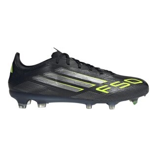 adidas Football Boots F50 Pro FG (for firm ground) black/silver/lime men's