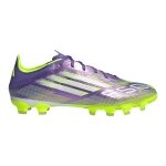 adidas Football Boots F50 Pro MG (for artificial grass, hard and clay courts) purple/lime men's