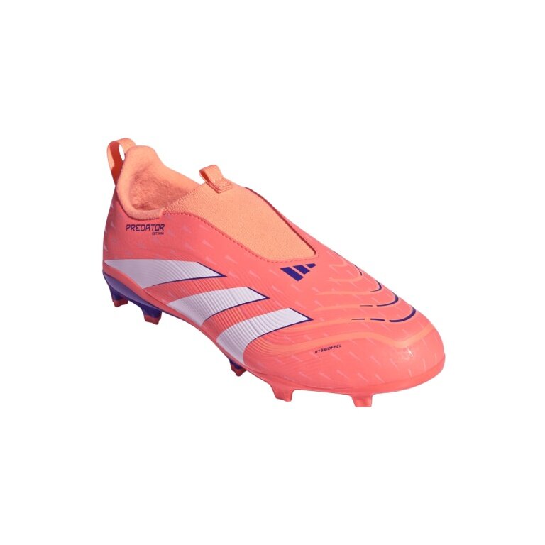 adidas Football Boots Predator League LL FG/MG (Artificial Turf, for Firm Ground) coral red/white/blue Boys