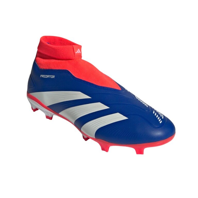adidas Football Boots Predator League Laceless FG (without laces, for firm ground, natural grass) dark blue/red men's