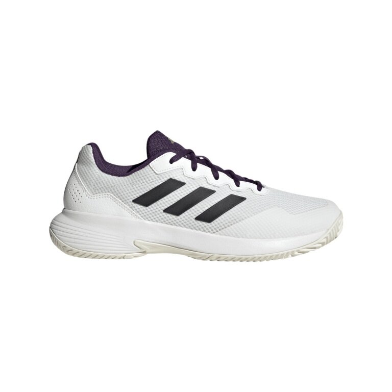 adidas GameCourt 2 Allcourt tennis shoes white/black men's