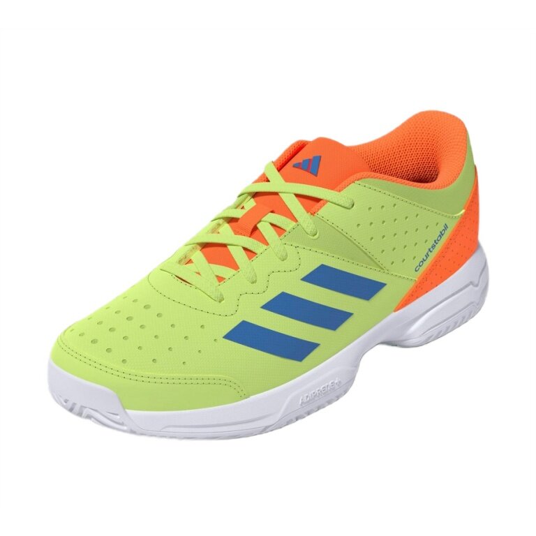 adidas indoor court shoes Court Stabil 2025 green/orange children