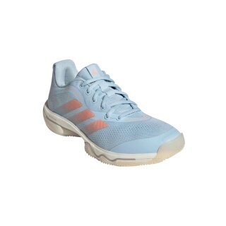 adidas Indoor Court Shoes CrazyFlight 7 light blue/orange ladies