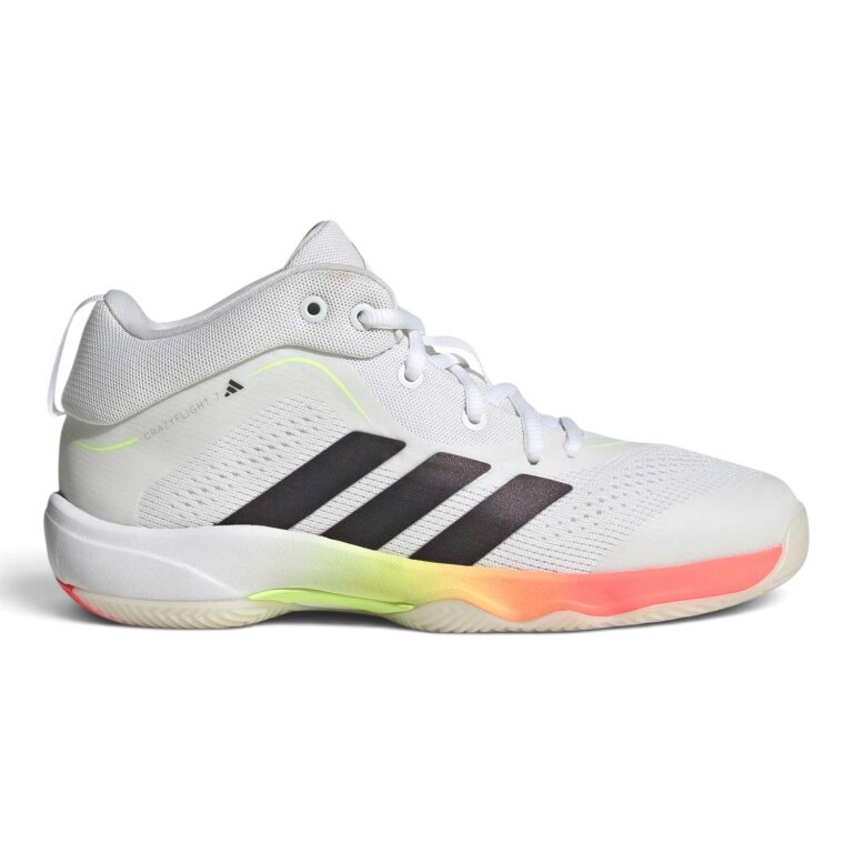 adidas CrazyFlight 7 Mid indoor court shoes white children