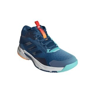 adidas Indoor Court Shoes CrazyFlight Mid 6 dark blue/aqua men's