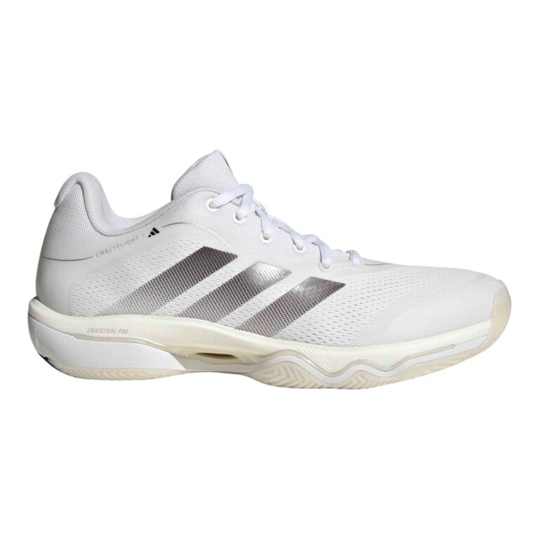 adidas Indoor Court Shoes CrazyFlight 7 white/silver men's