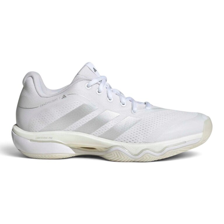 adidas Indoor Court Shoes CrazyFlight 7 white/silver ladies
