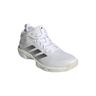 adidas Indoor Court Shoes CrazyFlight Mid 7 white/silver men's