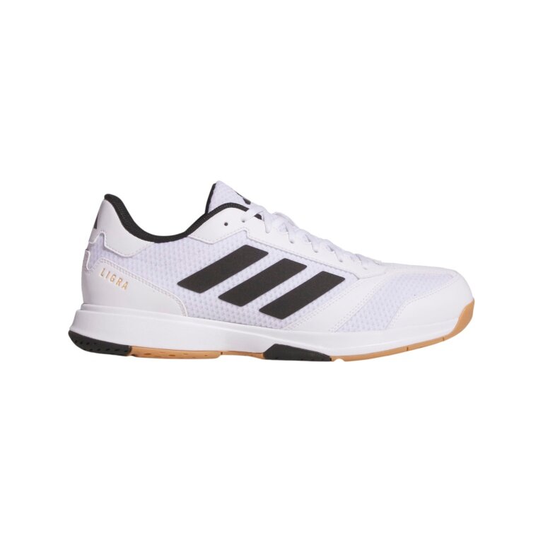 adidas indoor court shoes Ligra 8 white/black men's