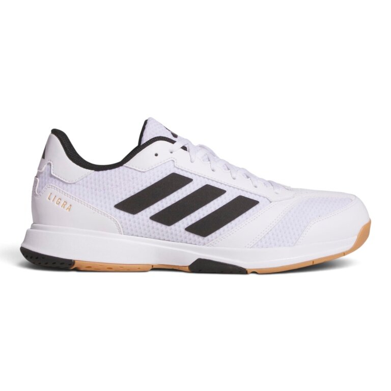 adidas indoor court shoes Ligra 8 white/black men's