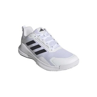 adidas indoor court shoes Novaflight 2 white/black men's