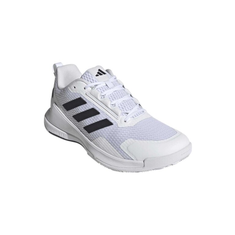 adidas indoor court shoes Novaflight 2 white/black men's