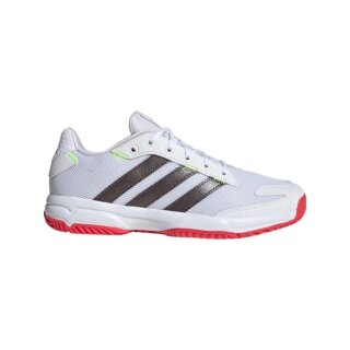 adidas indoor court shoes Stabil 2025 white/silver/red children