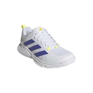 adidas Indoor Court Shoes Court Team Bounce 2.0 white/purple men's