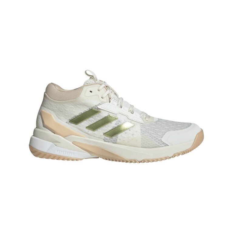 adidas Indoor Court Shoes CrazyFlight 6 Mid white/gold ladies