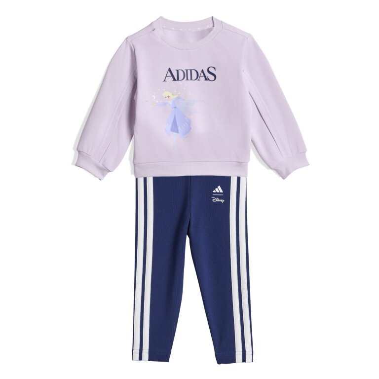 adidas tracksuit Disney Frozen (cotton blend) purple/navy blue toddler girls
