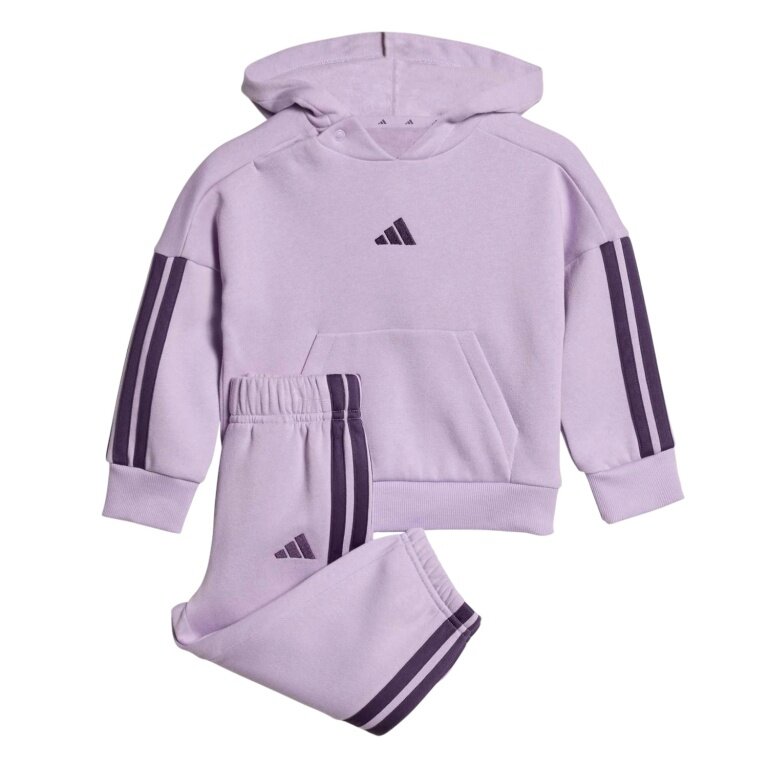 adidas Essentials Jogging Suit (Cotton Blend) purple for toddler girls