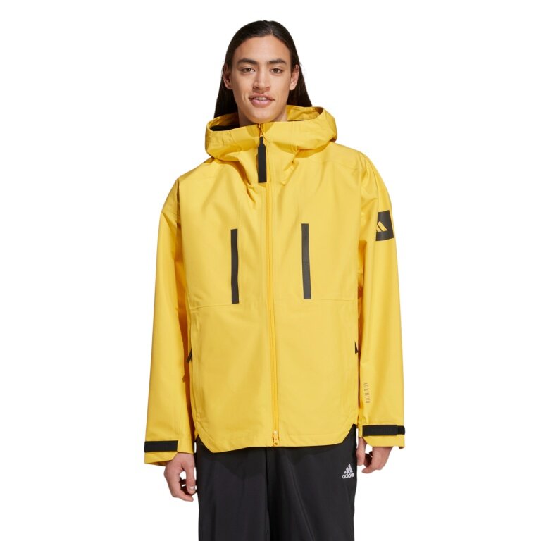 adidas Myshelter RAIN.RDY Waterproof Jacket (waterproof, breathable) yellow men's