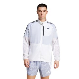adidas Running Training Jacket Own the Run 3-Stripes Packable white Men's