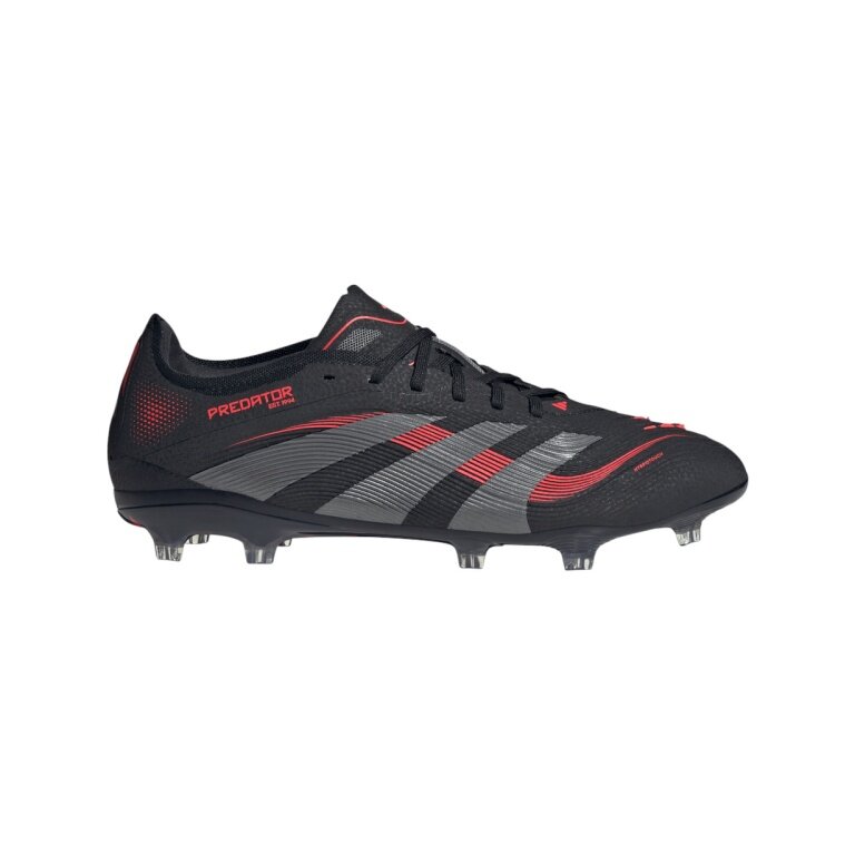 adidas Predator Pro FG football boots for firm ground (natural grass) black/grey/red men's