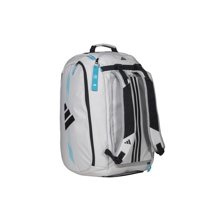 adidas Racketbag Protour 3.4 Bag (racket bag, shoe compartment) silver/blue/black