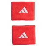 adidas wrist sweatband Small red - 2 pieces
