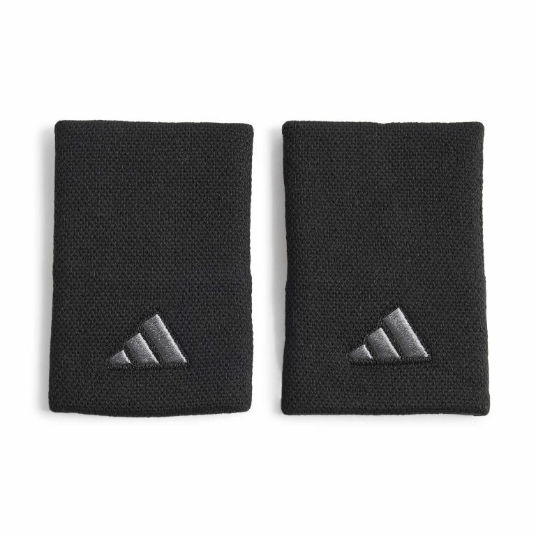 adidas Sweatband Wrist Jumbo 2026 black - 2 pieces