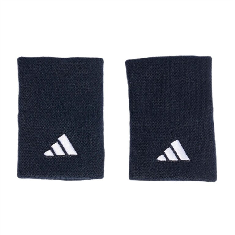 adidas Sweatband Wrist Jumbo #25 navy blue - 2 pieces