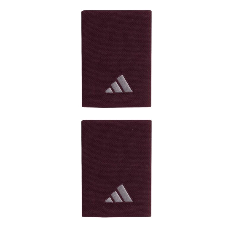 adidas sweatband wrist Jumbo burgundy - 2 pieces