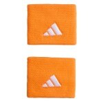 adidas wrist sweatband Small orange - 2 pieces