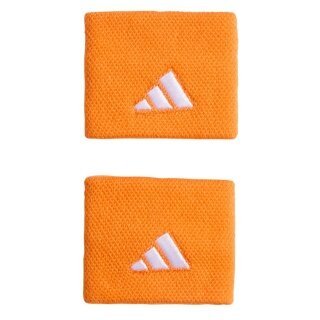 adidas wrist sweatband Small orange - 2 pieces