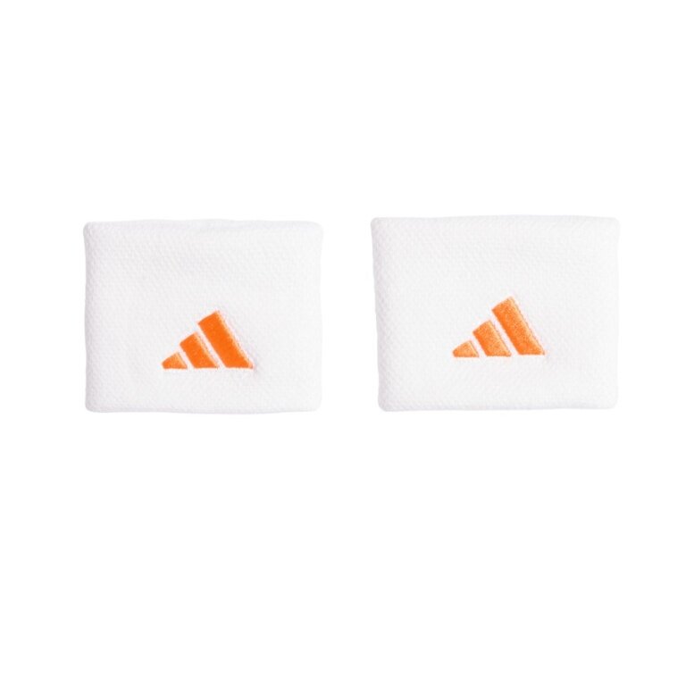 adidas wrist sweatband Small white - 2 pieces