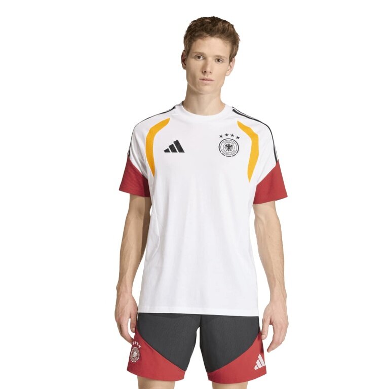 adidas Leisure T-shirt Germany 26 Tiro Sweat Tee (Cotton) white Men's
