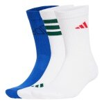 adidas Sportsocks Logo Crew white/blue - 3 pairs