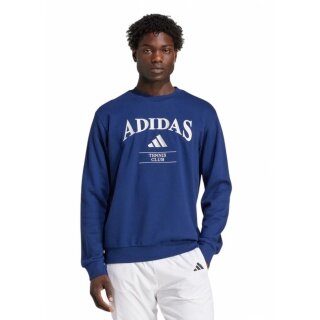 adidas Heritage Graphic Sweatshirt (Retro Look, Cotton) navy blue Men's